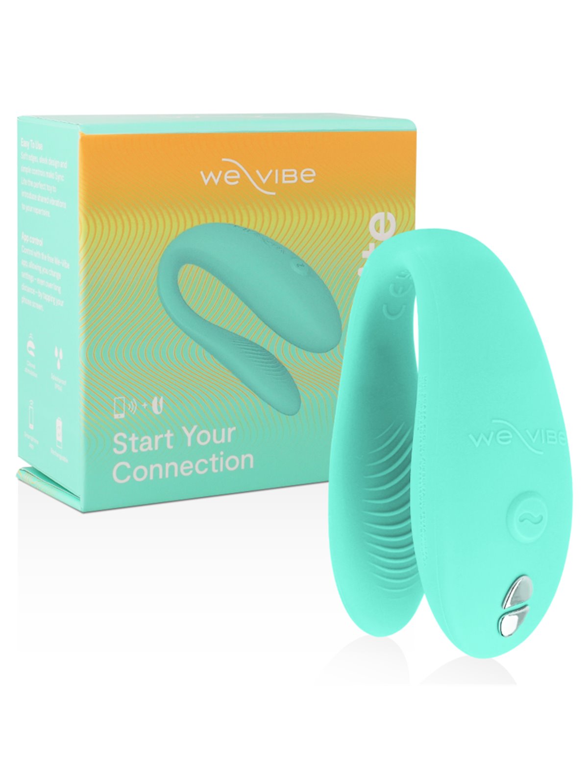 We-Vibe - Sync Lite Clitoris Stimulator Turquoise
