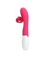 Romance - Vibratore Punto G e Stimolatore Clitorideo 30 Velocità Rosa
