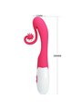 Romance - Vibratore Punto G e Stimolatore Clitorideo 30 Velocità Rosa