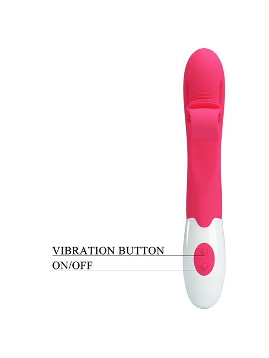 Romance - Vibratore Punto G e Stimolatore Clitorideo 30 Velocità Rosa