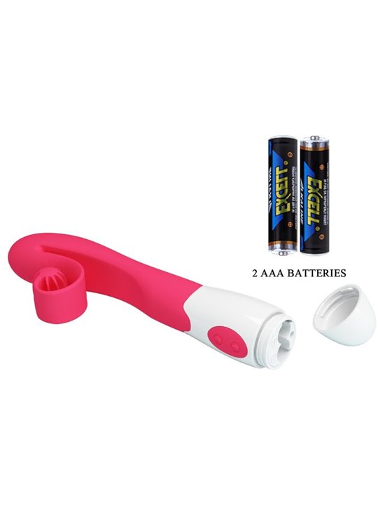 Romance - Vibratore Punto G e Stimolatore Clitorideo 30 Velocità Rosa
