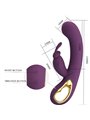 Pretty Love Liam - Vibratore Rabbit Viola con Tecnologia Bluetooth