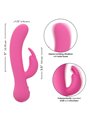 Calexotics First Time - Vibratore Rabbit Turbo Boost in Silicone Rosa