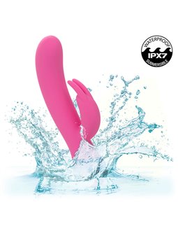 Calexotics First Time - Vibratore Rabbit Turbo Boost in Silicone Rosa