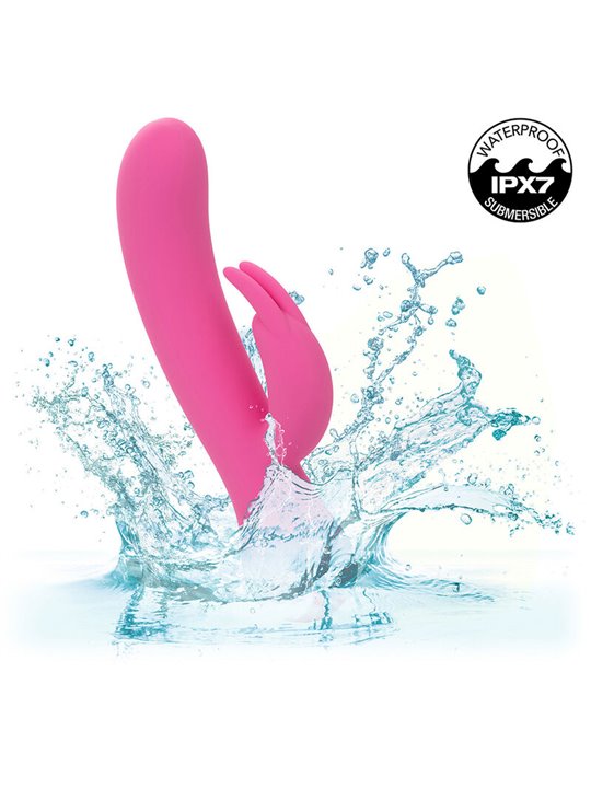 Calexotics First Time - Vibratore Rabbit Turbo Boost in Silicone Rosa