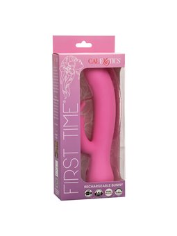 Calexotics First Time - Vibratore Rabbit Turbo Boost in Silicone Rosa