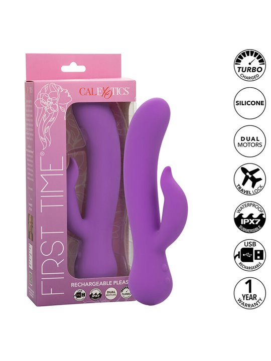 Calexotics - First Time Vibrator Pleaser Rechargeable Purple