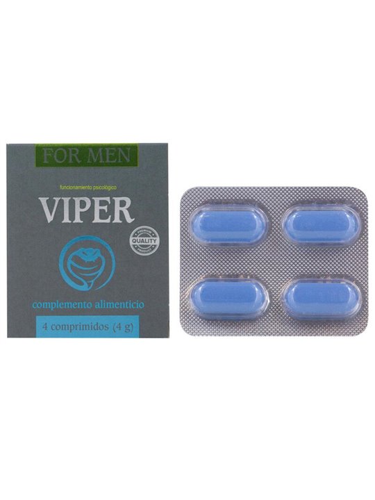 Cobeco Viper - Compresse per la Potenza Sessuale degli Uomini 4 Cp
