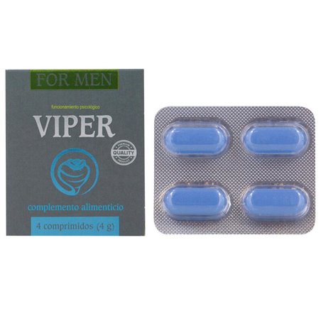 Cobeco Viper - Compresse per la Potenza Sessuale degli Uomini 4 Cp