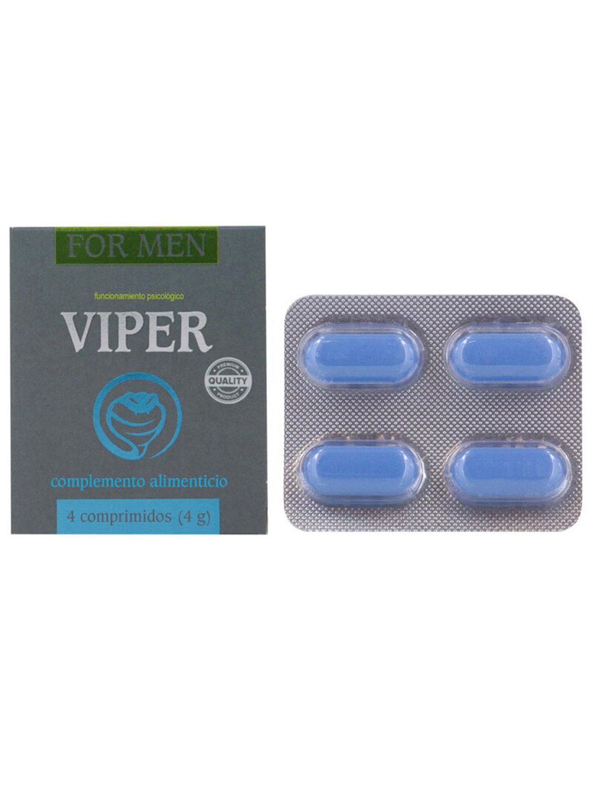 Cobeco - Viper For Men 4 Tabs
