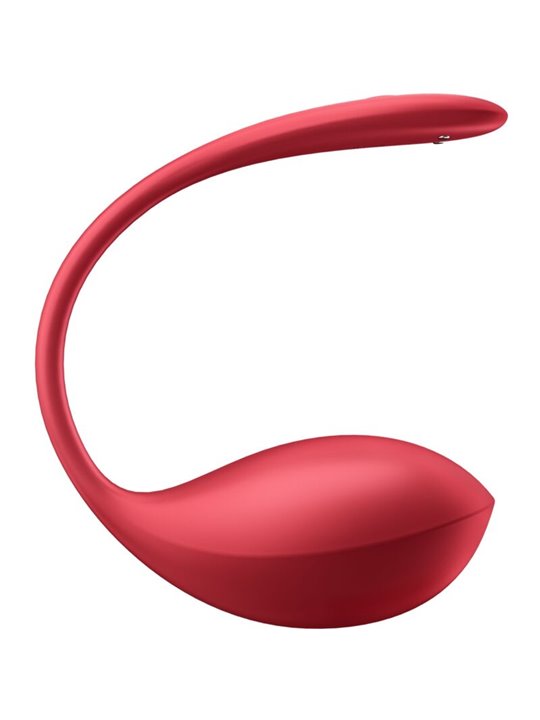 Satisfyer Shiny Petal - Ovetto Vibrante Rosso con Telecomando e App