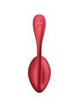 Satisfyer Shiny Petal - Ovetto Vibrante Rosso con Telecomando e App