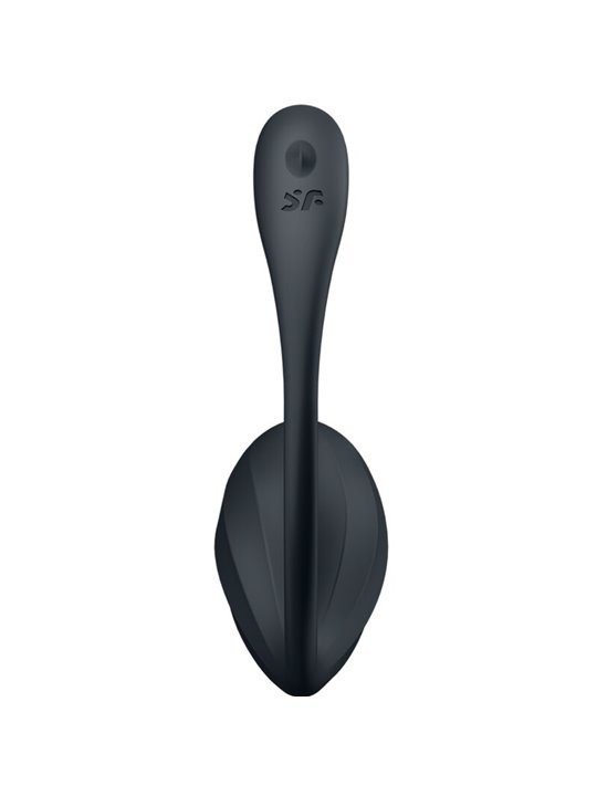 Satisfyer Ribbed Petal - Ovetto Vibrante Nero con Telecomando e App