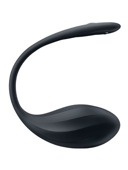 Satisfyer - Ribbed Petal G Point Stimulator Remote Control Black Free App
