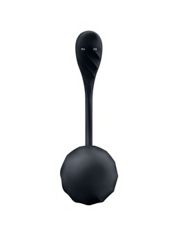 Satisfyer Ribbed Petal - Ovetto Vibrante Nero con Telecomando e App