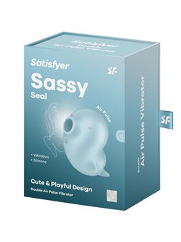Satisfyer - Sassy Seal Stimulator & Vibrator Blue