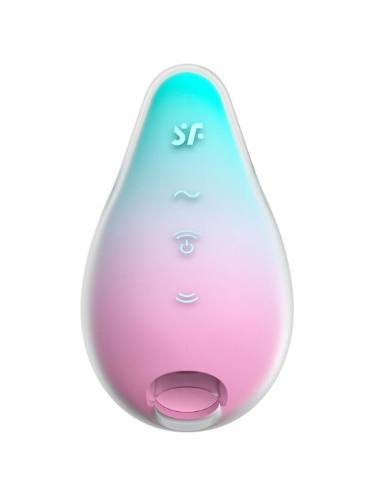 Satisfyer - Mermaid Vibes Stimulator & Vibrator Mint And Pink