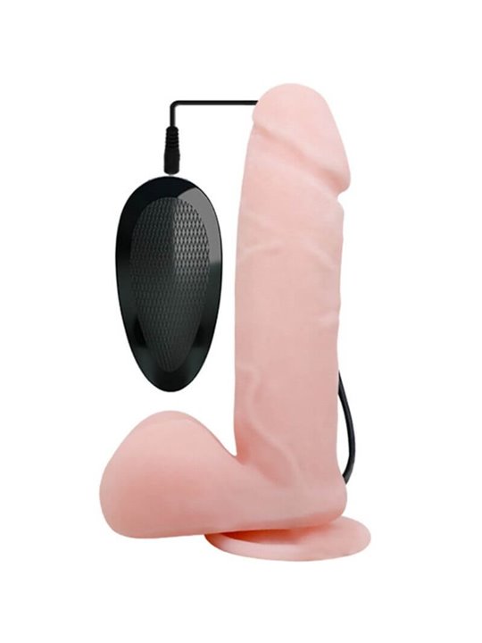 Baile Oliver - Vibratore Pene Realistico con Testicoli, Ventosa e Rotazione