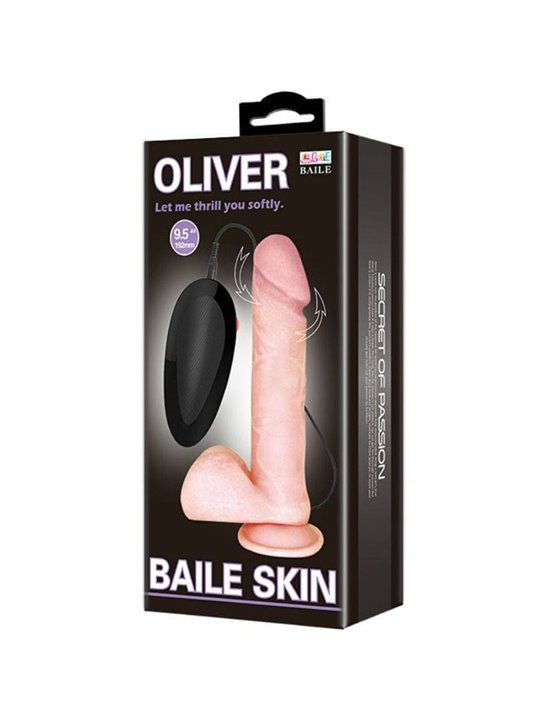 Baile - Oliver Realistic Vibrator with Rotation Function