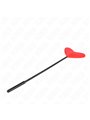 Kink - Pagaia in Pelle Vegana Rossa a Forma di Cuore 33x10 Cm
