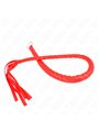 Kink - Frusta a Serpente Rossa con Anello nel Manico 65 Cm