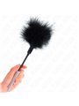 Kink - Piumino Nero con Manico Avvolto da Strass 27 Cm