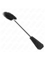Kink - Piumino e Pagaia in Pelle Vegana Nera con Pizzo 56 Cm