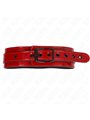 Kink - Collare Regolabile in Pelle Vegana 37,5-49,5 Cmx5 Cm Rosso