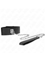 Kink - Necklace With Belt 65 Cm With Wide Black Strap Adjustable 33.5-41 Cm X 5 Cm