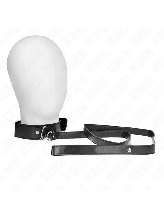 Kink - Necklace With Belt 116 Cm Black Strap Adjustable 32-50 Cm X 8 Cm