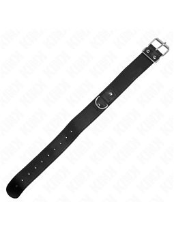 Kink - Necklace With Belt 116 Cm Black Strap Adjustable 32-50 Cm X 8 Cm