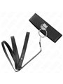 Kink - Studded Leash 116 Cm Collar With Leatherette Strap 50 X 5 Cm