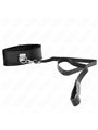 Kink - Necklace With Belt 116 Cm With Black Leather Strap Adjustable 40-48 Cm X 6 Cm