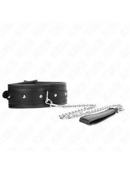 Kink - Necklace With Shiny Buckle Strap 65 Cm 48.5 Cm X 5.3 Cm
