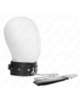 Kink - Necklace With Shiny Buckle Strap 65 Cm 48.5 Cm X 5.3 Cm