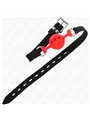 Kink - Full Silicone Gag 55 X 2 Cm With 4 Cm Ball Size S Red Adjustable 35-51 Cm