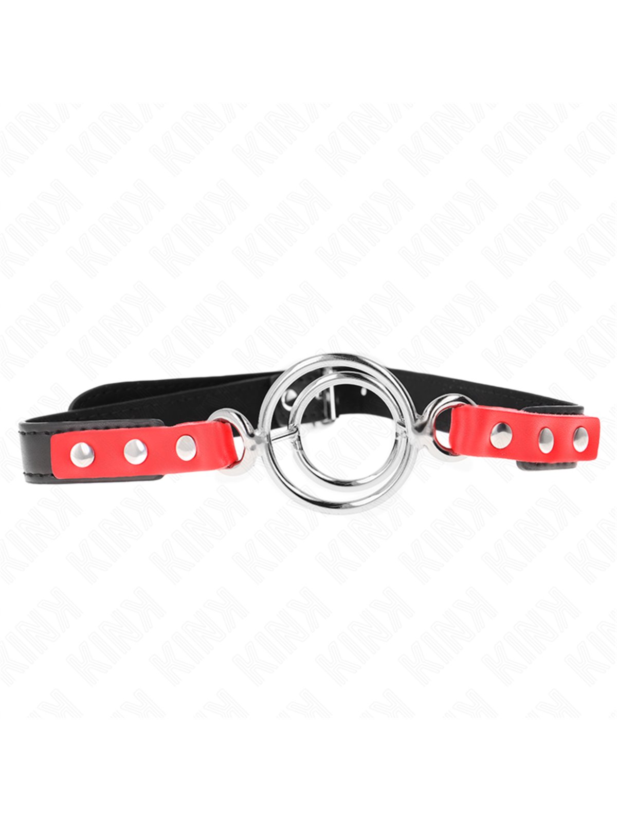 Kink - Gag With Multiple O-Rings 4 / 4.8 Cm Red 38 X 56 Cm