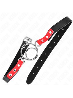 Kink - Bavaglio in Silicone 38x56 Cm con Doppio O-Ring 4 e 4,8 Cm