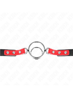 Kink - Gag With Multiple O-Rings 4 / 4.8 Cm Red 38 X 56 Cm