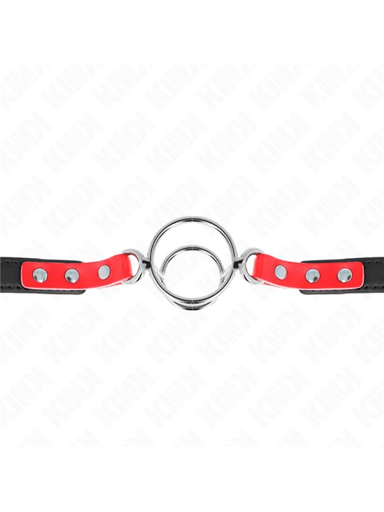 Kink - Gag With Multiple O-Rings 4 / 4.8 Cm Red 38 X 56 Cm
