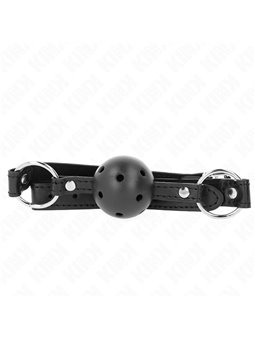 Kink - Hollow Hard Black Ball 4.5 Cm Gag Model 1 63.5 X 2 Cm
