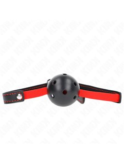 Kink - Hollow Hard Mouth 4.5 Cm Gag With Elastic Belt 56 X 1.5 Cm