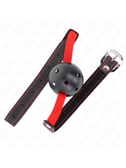 Kink - Hollow Hard Mouth 4.5 Cm Gag With Elastic Belt 56 X 1.5 Cm