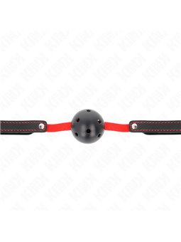 Kink - Hollow Hard Mouth 4.5 Cm Gag With Elastic Belt 56 X 1.5 Cm