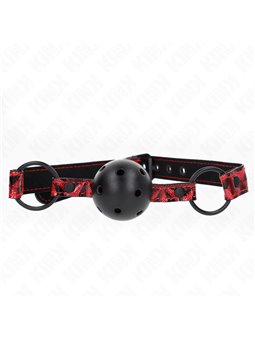 Kink - Diamond Pattern Ball 4.5 Cm Gag Model 2 64.5 Cm Adjustable 42-60 Cm