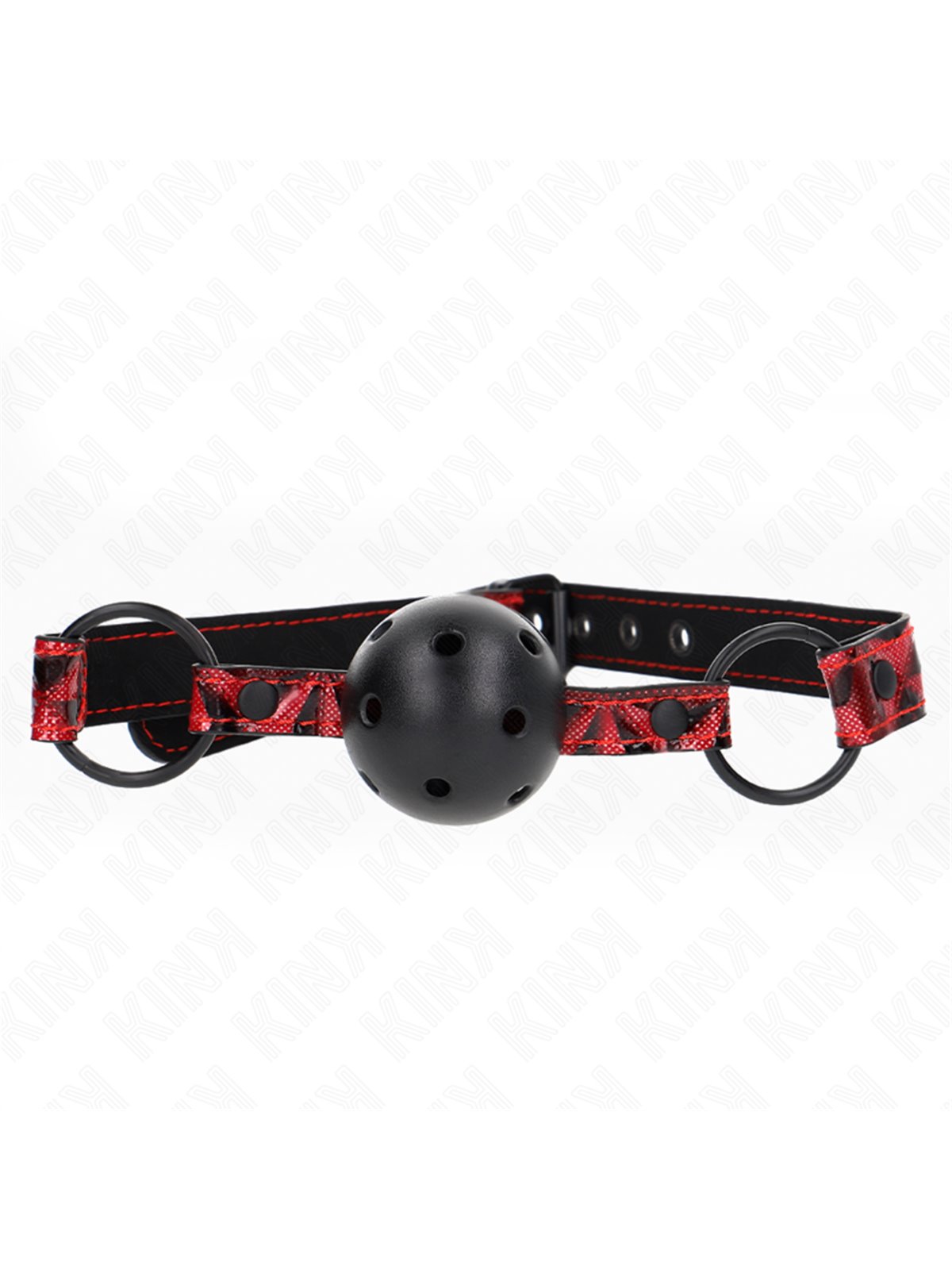 Kink - Diamond Pattern Ball 4.5 Cm Gag Model 2 64.5 Cm Adjustable 42-60 Cm