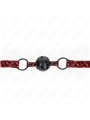 Kink - Diamond Pattern Ball 4.5 Cm Gag Model 2 64.5 Cm Adjustable 42-60 Cm