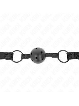 Kink - Diamond Pattern Ball 4.5 Cm Gag Model 3 64.5 Cm Adjustable 42-60 Cm