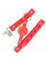 Kink - Tpe Ball 4 Cm Gag With Rojo Lock 60 X 2 Cm