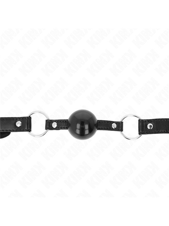 Kink - Black Tpe Ball 4 Cm Gag 60 X 2 Cm